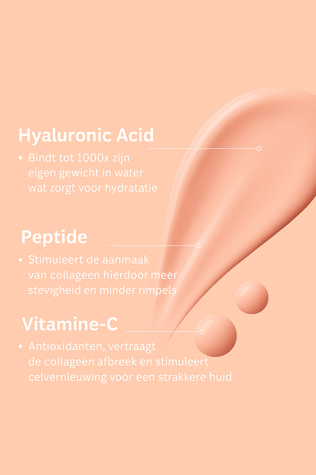 Anti-Age Serum met Peptiden & Hyaluronzuur – Nuvear (30 ml)